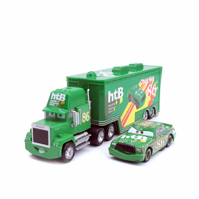 Cars 2 3 Toys Lightning McQueen Jackson Storm Mack Uncle Container Truck Diecast Model Car Toy Childrenr Gift