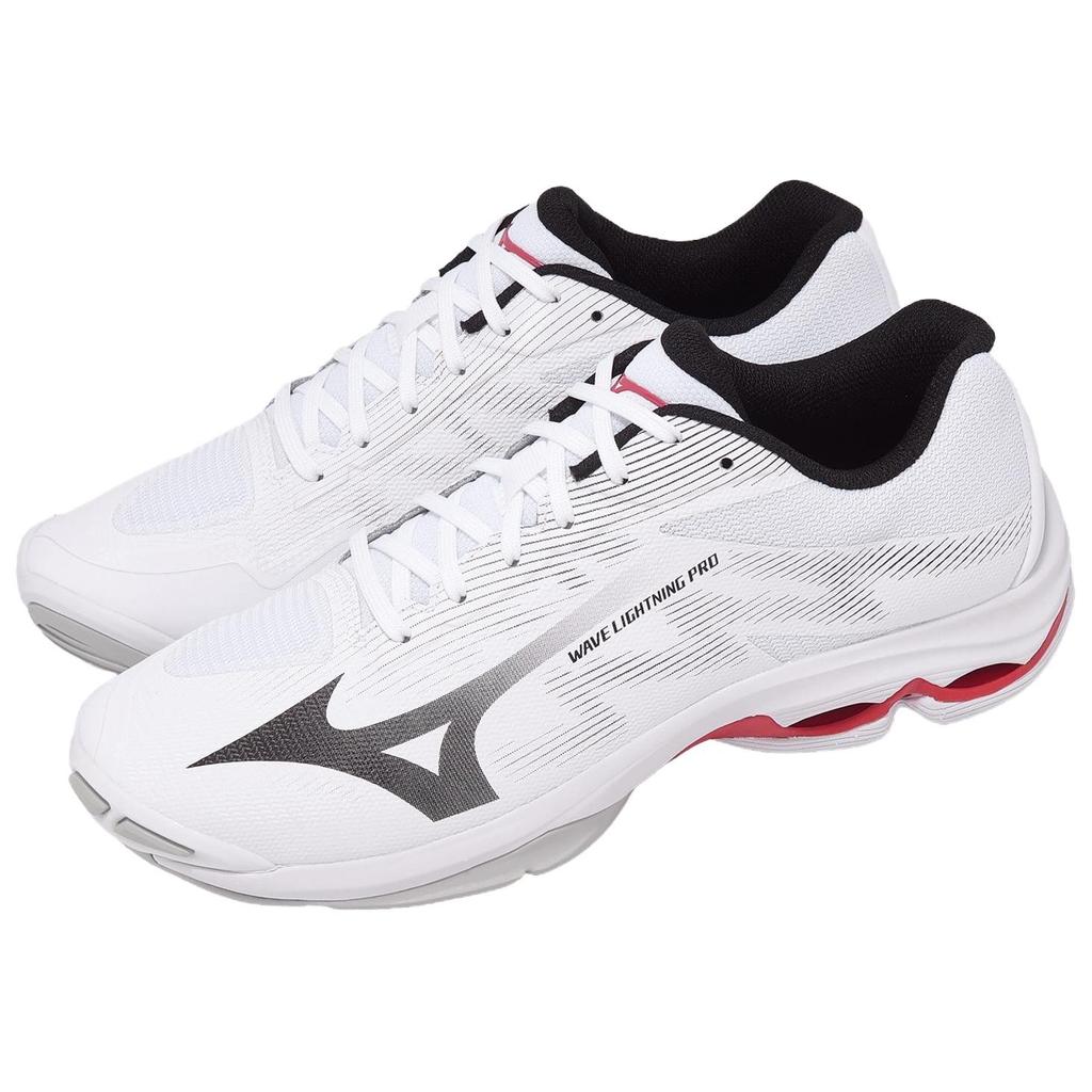 Mizuno Wave Lightning Pro Comfortable Durable Volleyball Shoes Men Sneaker White Black V1GA2660-59