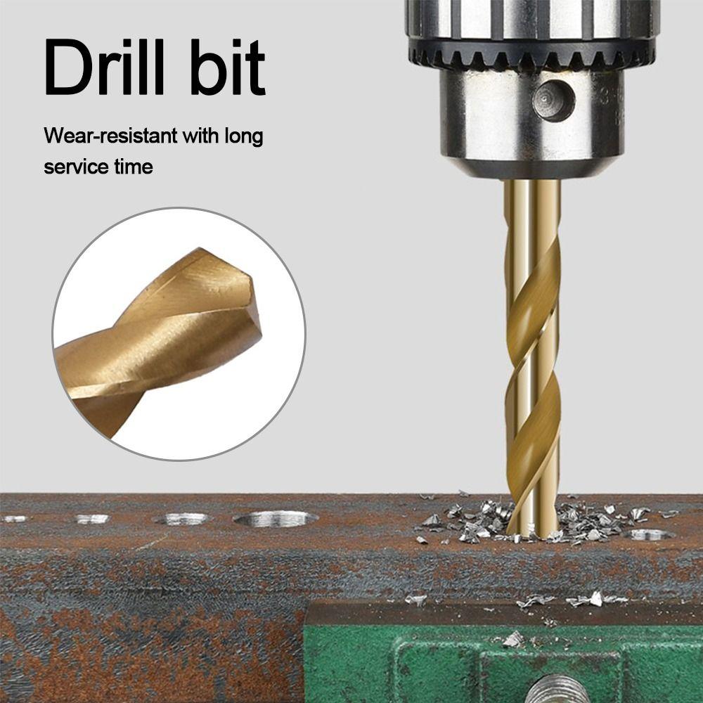 Hex Shank Twist Drill 4241 High Speed Steel Drilling Tools Twist Drill Bit  Power Tool