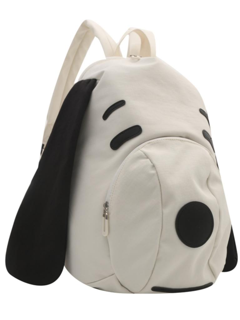 Cute Little Dog Canvas Bapa Portable Travel Bag 2025 New Korean Sle Student Fem Bapa Bookbag Versatile Travel Bag