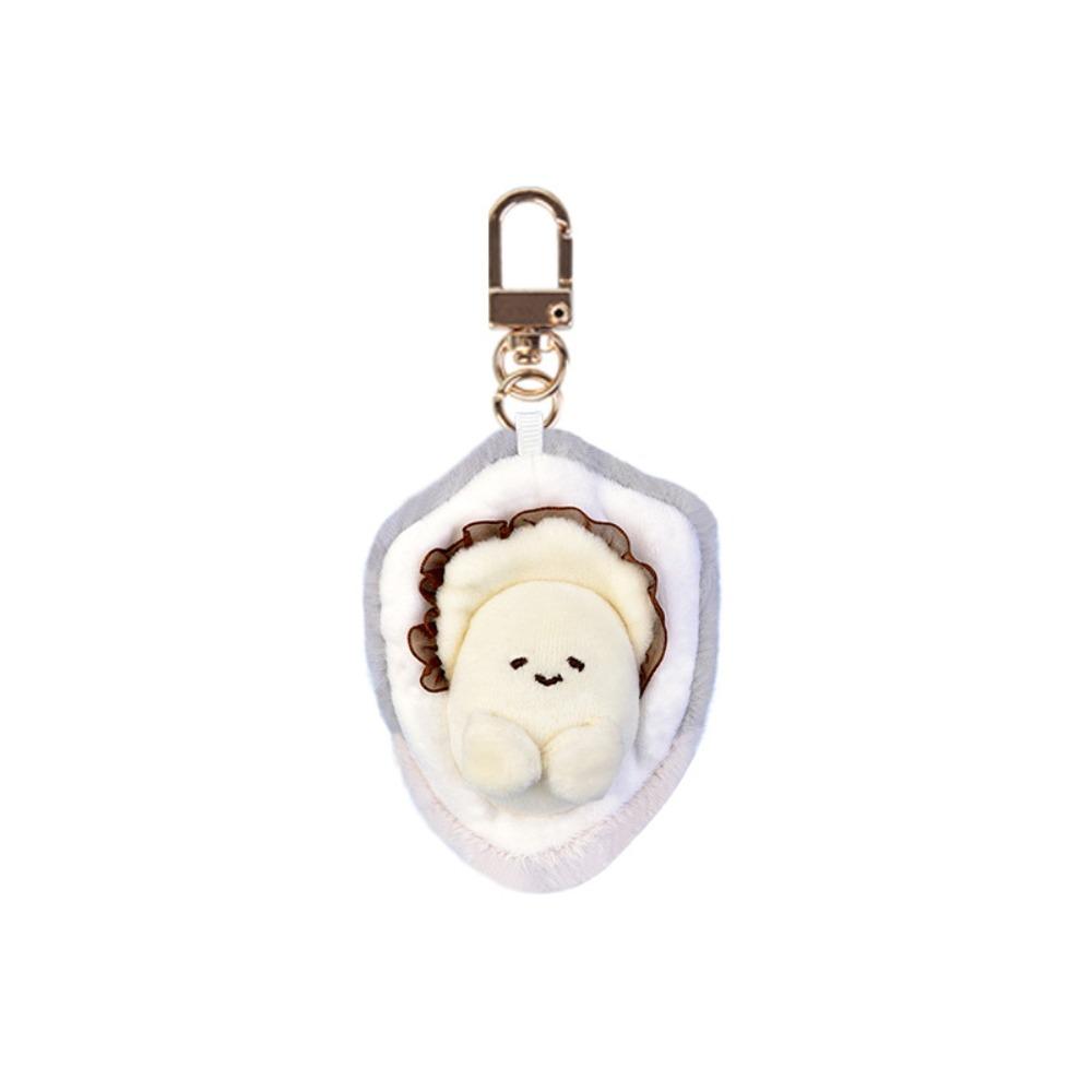 Kawaii Ocean Animal Keychain Lobster Cartoon Plush Pendant Fluffy Sea Keyring  Home Decor Style1