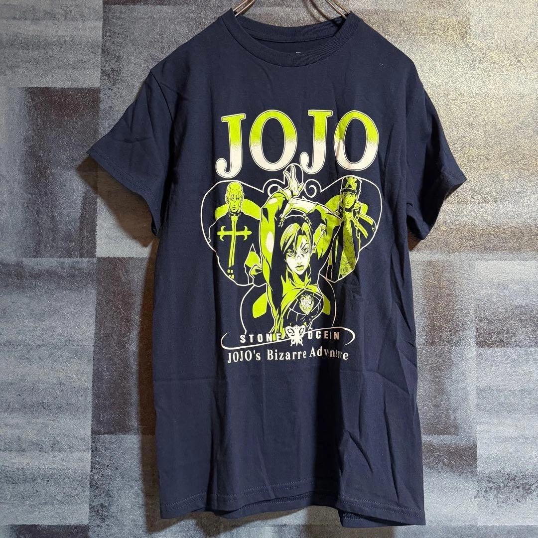 JoJo s Bizarre Adventure Official Navy Cotton T-Shirt US Small Japan Unreleased M