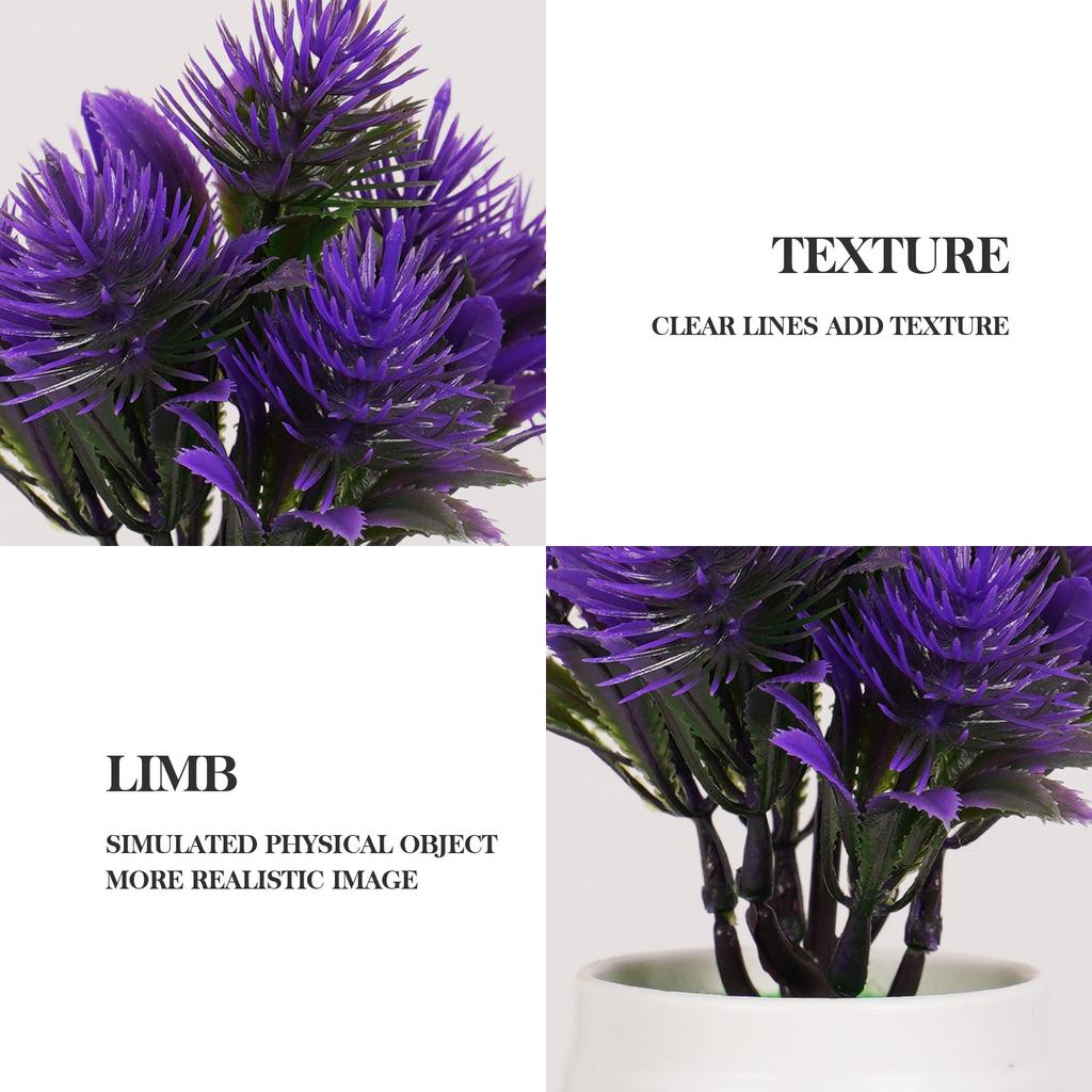 Umělé Mini Rostliny Bonsaj Malé Simulované Šišky Květináče Falešné Květiny Kancelářský Stůl Květináčové Ozdoby Zahrada Domácí Dekorace