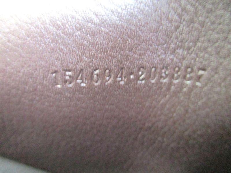 Authentic GUCCI Guccishima GG Leather Dark Brown Passport Holders #a214  Refurbished