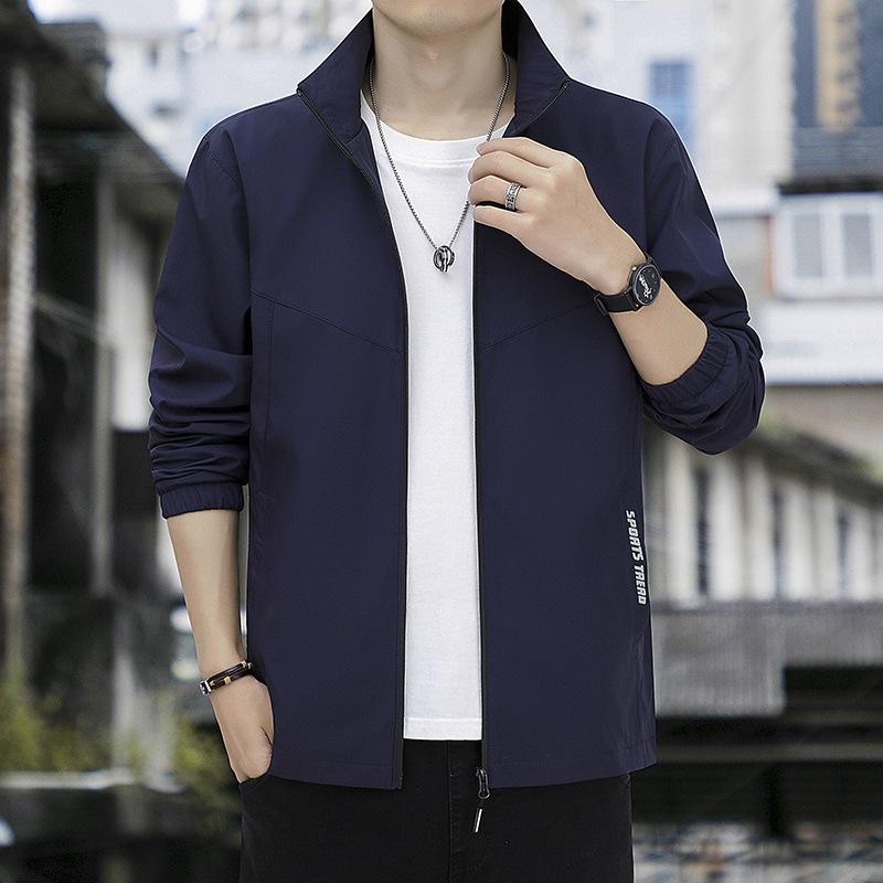 Jacket Men's Color Blocking 2025 Autumn and Winter New Men's Youth Windproof Fashion Casual Top Jacket Trend
