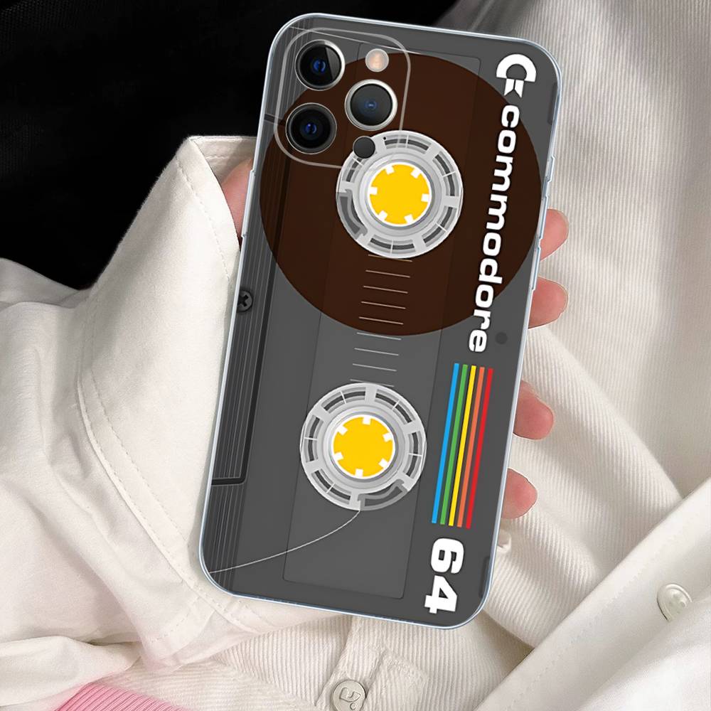 C-Commodore 64 Phone Case For IPhone 17 16 15 14 13 12 11 Pro Max Plus Soft Cover Personalized DIY