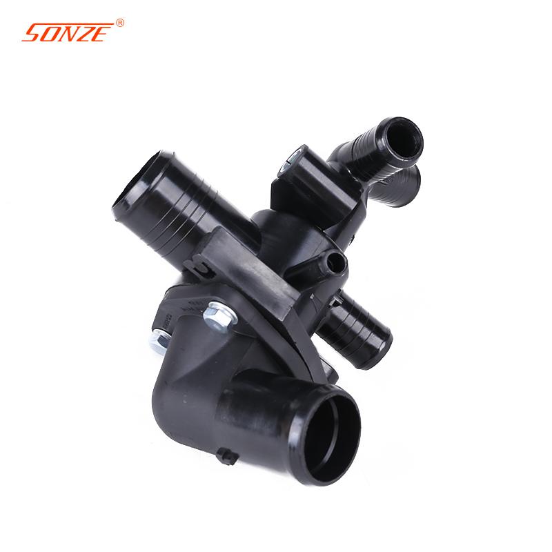 Bk3Q-8A586-Ab Engine Thermostat Housing Coolant Water Flange For Ford Ranger 3.2 2.2L Transit Mk7 Mk8 Thermostat Sensor