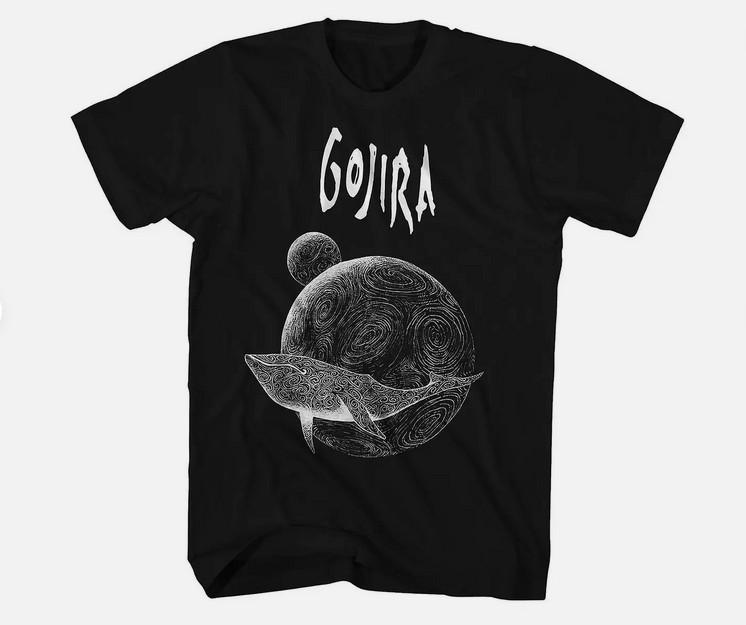 Gojira band Space Tshirt Black Cotton Unisex All Sizes S to 5XL Unisex Unisex T-Shirt
