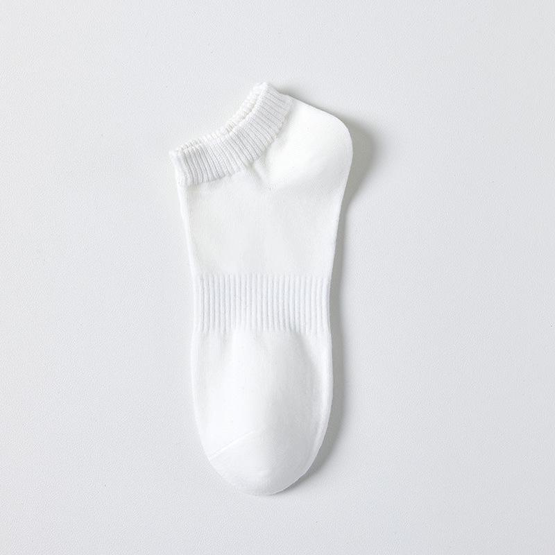 Men's Summer Thin Cotton Ankle Socks: Breathable, Sweat-Absorbing, Anti-Odor Low-Cut Sports Socks