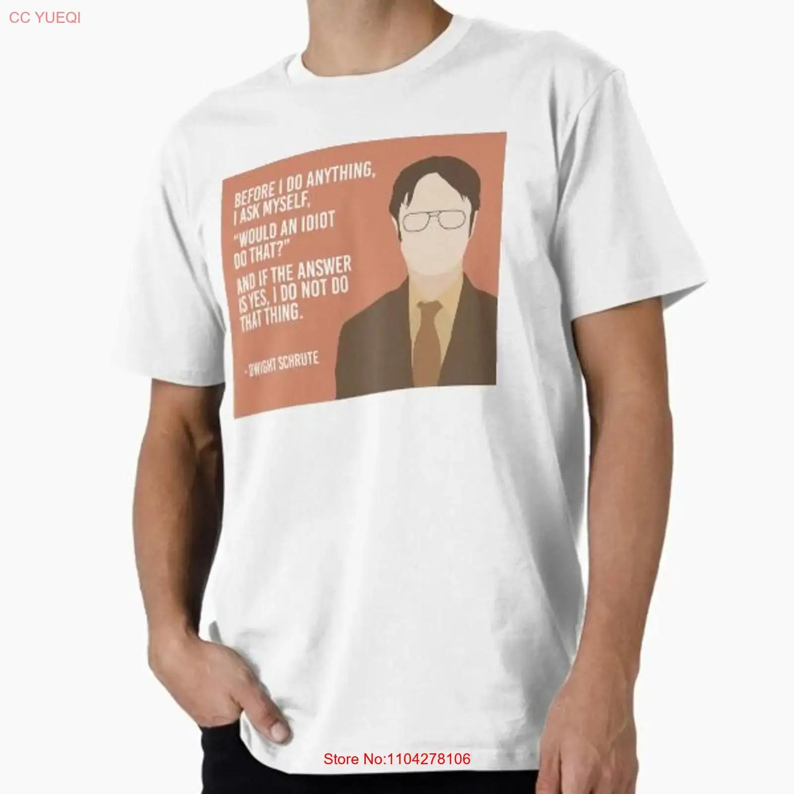 

The Office Dwight Schrute If an Made in USA Mens T Shirt S to 5XL vintage Washed designer clothes Stretched Slightly fashion 5XL різнокольоровий