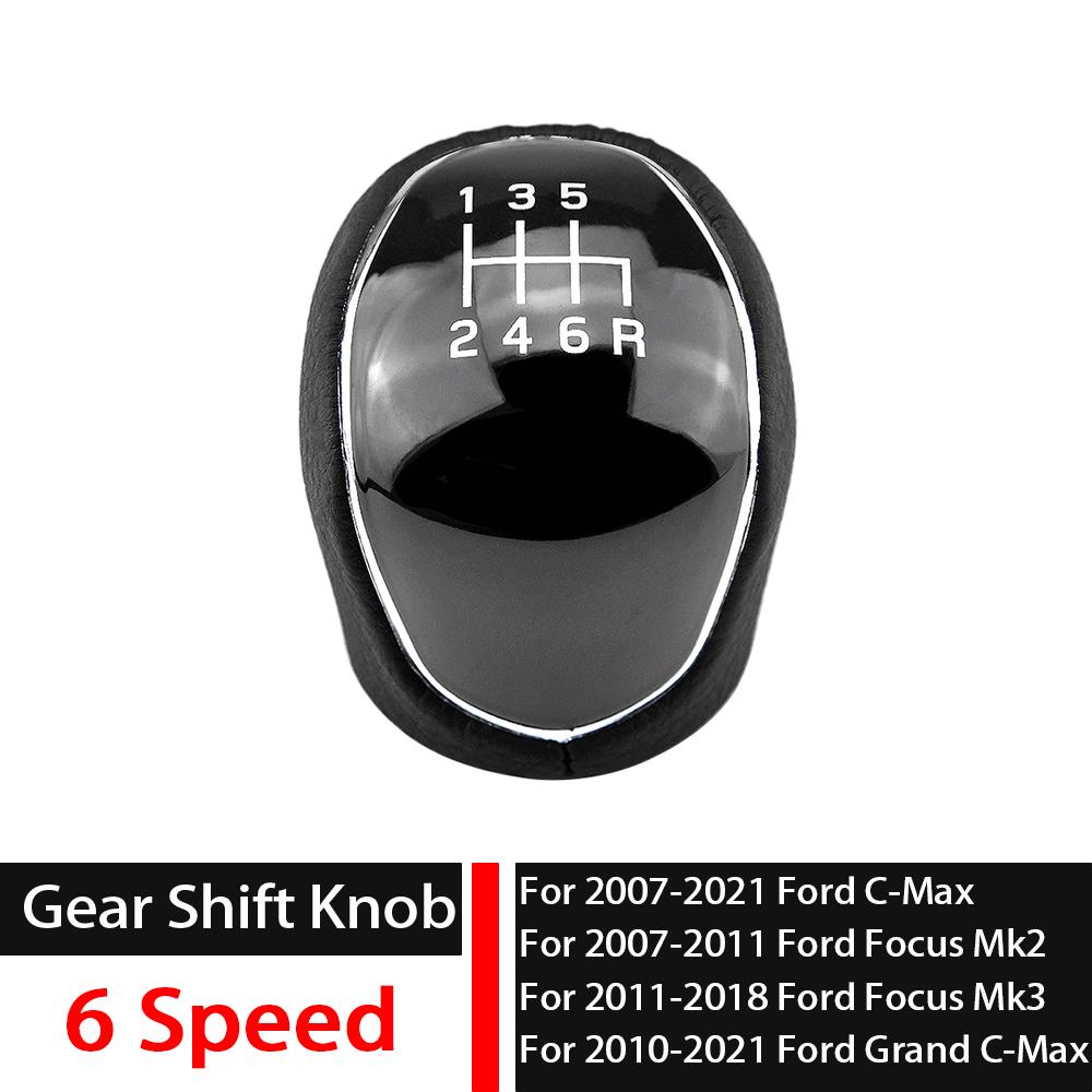 Car Accessories Gear Shift Knob 5/6 Speed Shift Knob Fit For 2010- Ford Grand C-Max For 2008- Ford Kuga Auto Accessories
