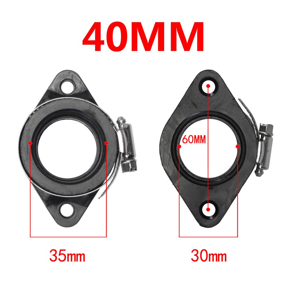 Carburetor Rubber Adapter Inlet Intake Pipe For MIKUNI VM24 OKO KOSO KEIHIN PWK PE24 26 28 21mm 24mm 26mm 28mm 30mm 32mm 34mm