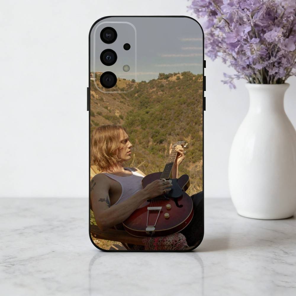 Look Jamie C-Campbell B-Bower Handyhülle Für Samsung Galaxy A73,A72,A71,A70,A53,A52,A51,Weiche Silikon Schwarze Hülle