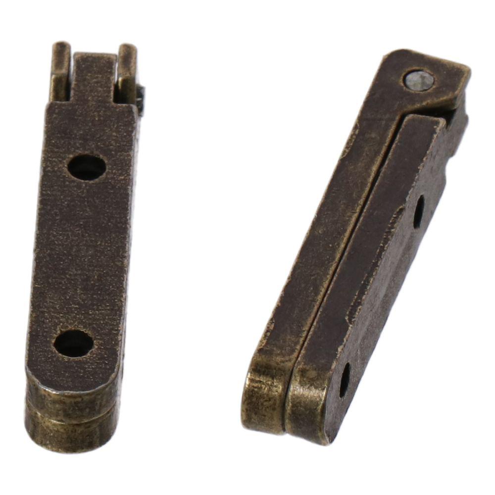 Zinc Alloy Folding Hinges  Jewelry Box Hinge Cabinet Drawer Bronze Hinges  Wooden Box