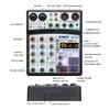 BOMGE 99DSP Echo DJ Audio Sound Mixer Interface Mixing Console Karaoke MP3 USB Bluetooth Stereo Record 48V Phantom Power 5V Power Supply 4-Channel