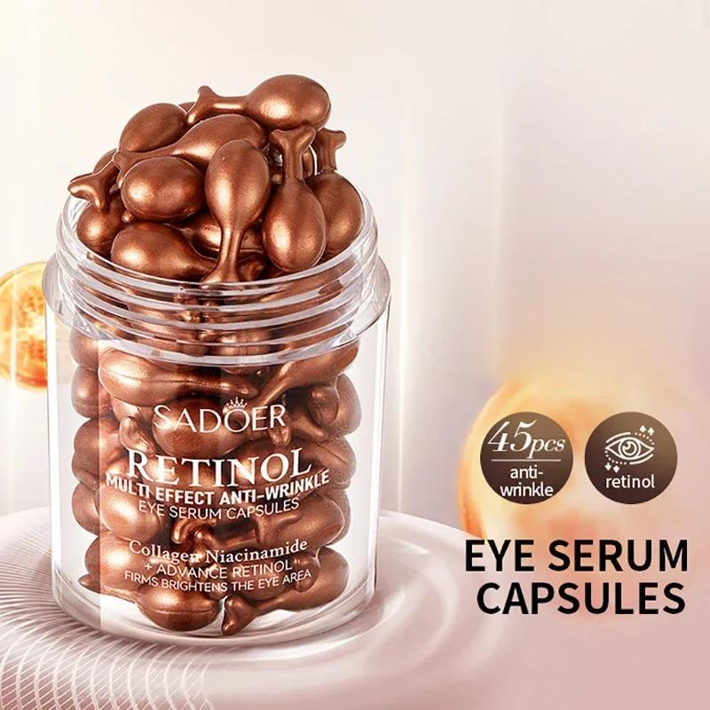 

SADOER Retinol Eye Serum for Eyes skincare Anti Dark Circles Moisturizing Firming Nourishing Eye Cream Skin Care Products China Mainland