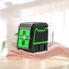 Compact Portable Green Laser Level with Automatic Line Projection - 2 Lines