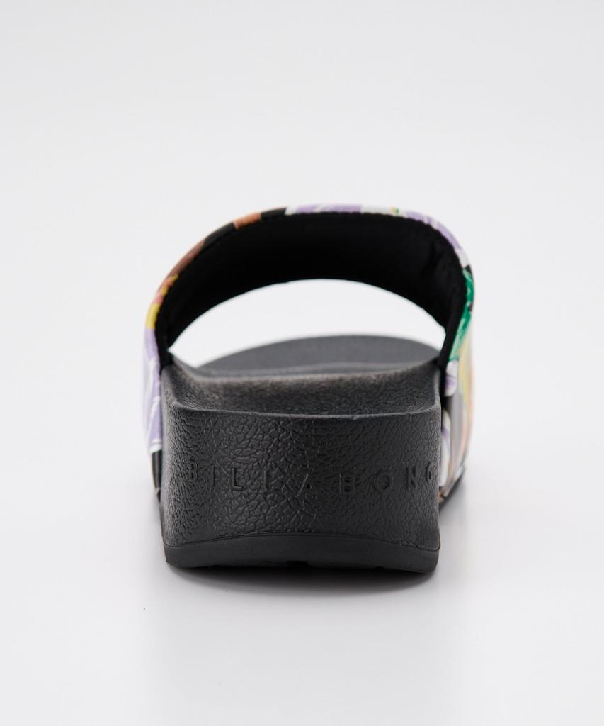 Printed Platform Slide Sandals BF013934 MUL 23.0 Cm