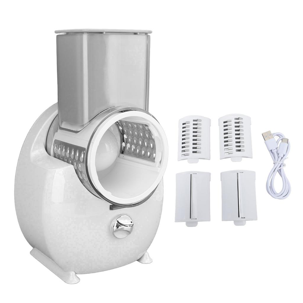 Electric Vegetable Shredder Portable Rechargeable Multifunctional Potato Radish Veggie Cutter for