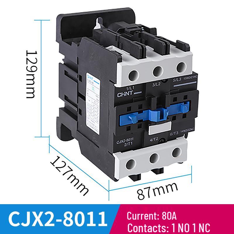 Zhengtai NXC AC Contactor 220V Single-Phase / 380V Three-Phase Normally Open/Closed CJX2-1210 1810