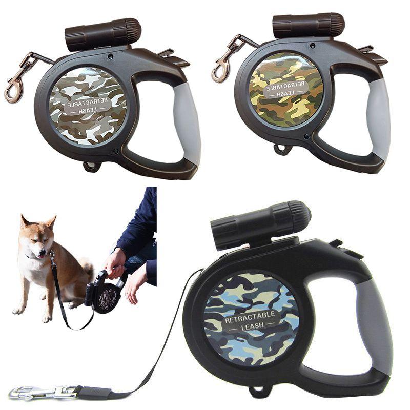 Sleek 8m Automatic Telescopic Retractable Pet Walking Lead With Ergonomic Grip
