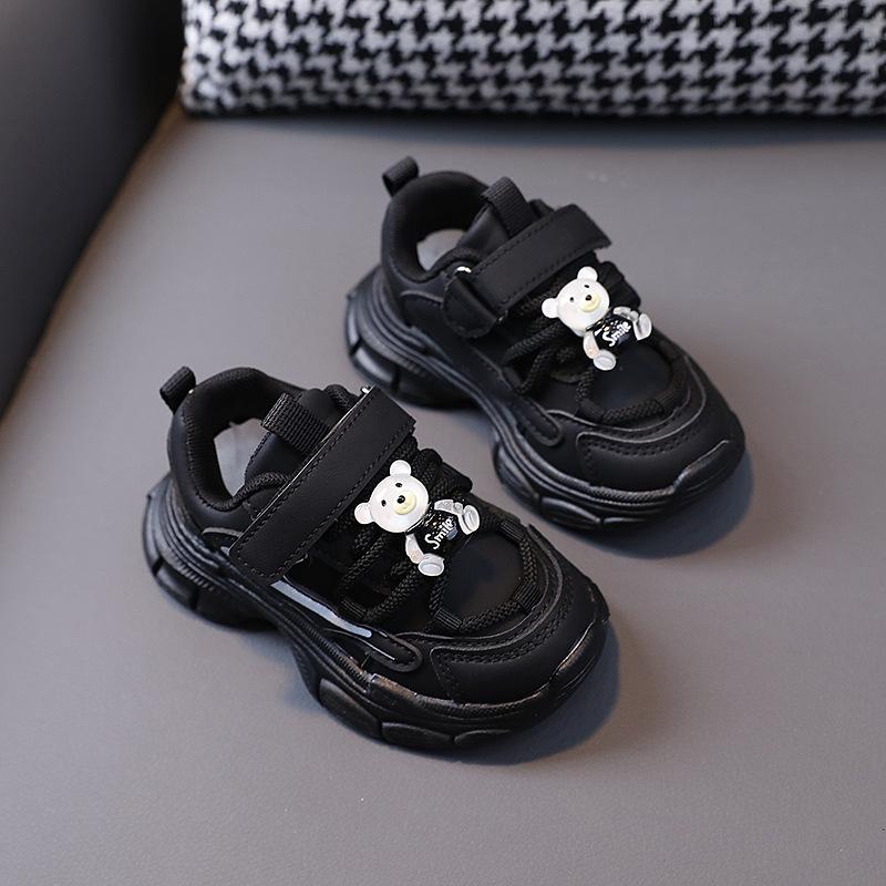 Fashion Boys Girls Soft Sole Casual Sneakers Fashion Trend Running Shoes Children's Flat Baby Toddler Outdoor Shoes Barefoot Shoes Kids