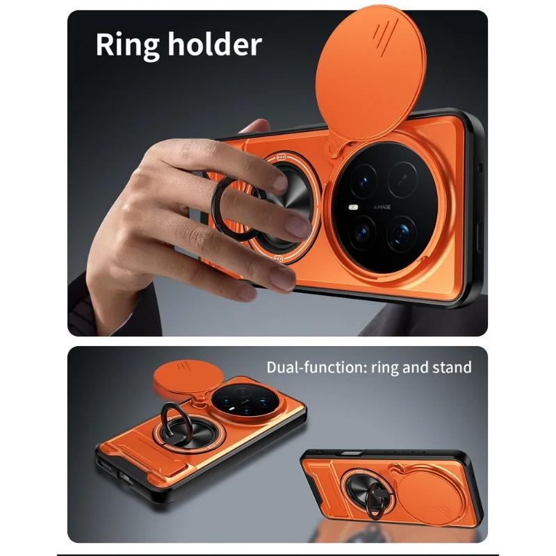 2 in 1 Ring Grip Magnetic Case for Honor Magic 8 Pro 7 6 Lite X9d X9c X9b X8 X8c X7b X7c X6c Car Mount Holder Shockproof Cover