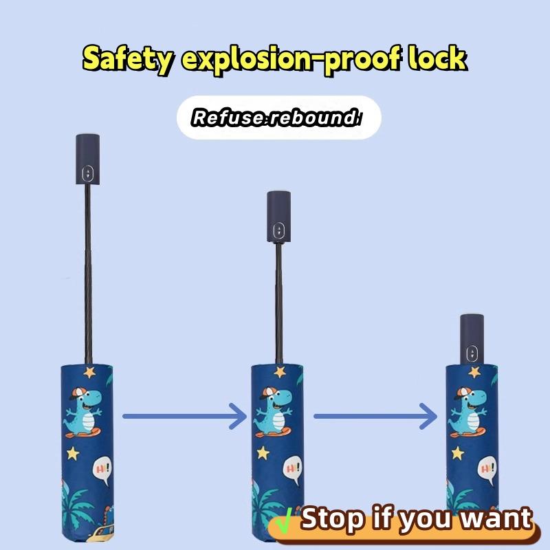 Безопасные и антиоткатные полностью автоматические детские зонты — фото 14