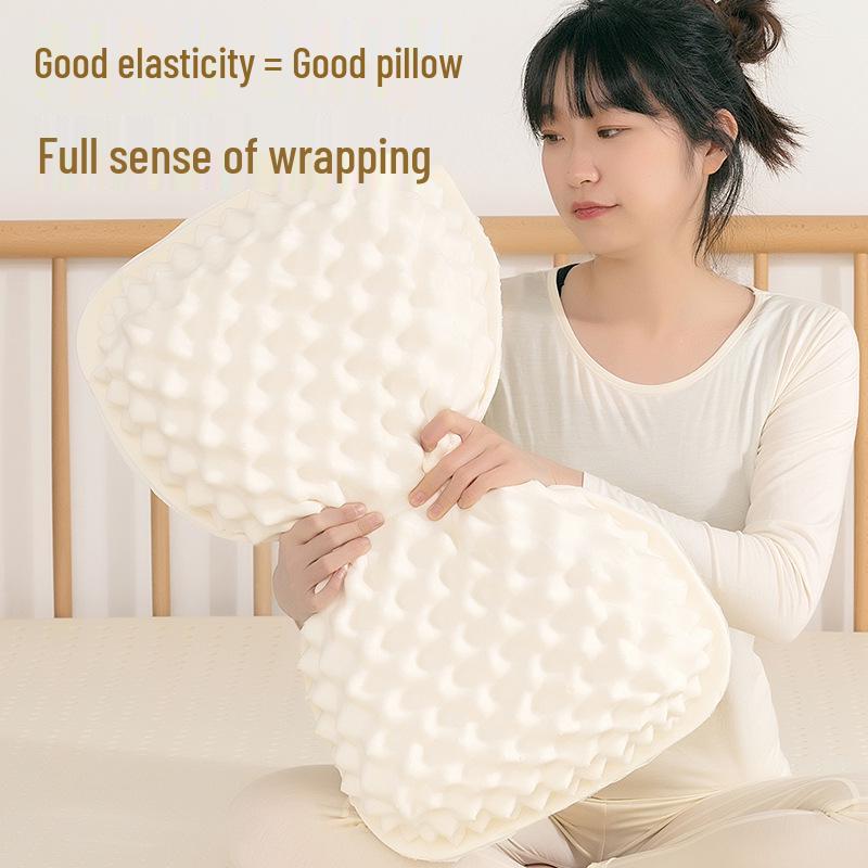 Natural Latex Anti-Mite Pillow for Sleep Support and Cervical Spine Protection