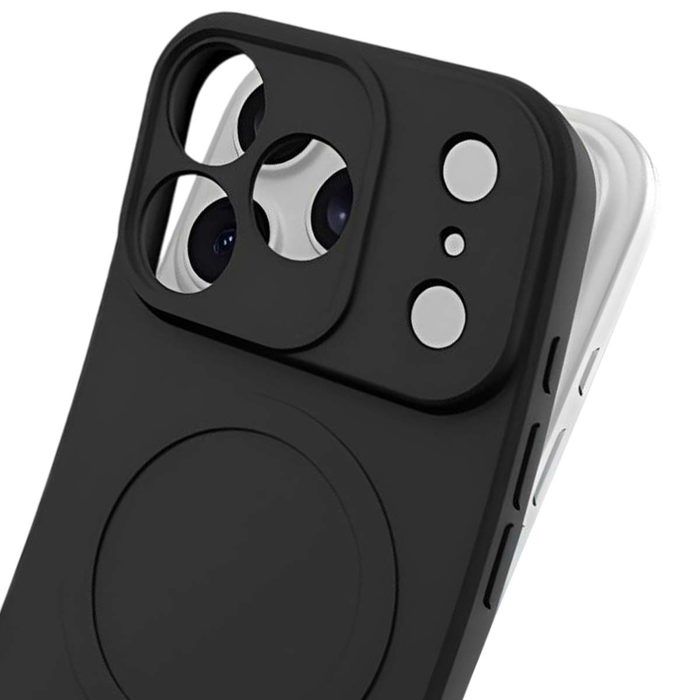 Coque MagSafe - JUST IN CASE - iPhone 17 Pro Max - TPU Résistant - Bords Surélevés - Doublure Microfibre