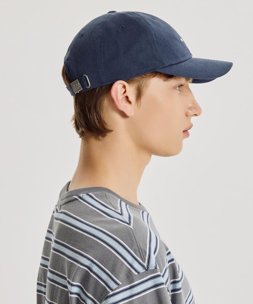 Nyuballanseu Nbgdgf1102 / Letter Logo Ball Cap (Navy)