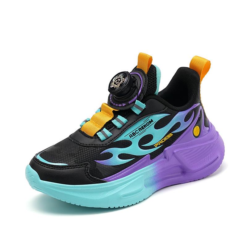Boys' 2025 Autumn/Winter Waterproof Leather Sports Shoes with Plus Velvet for Middle and Older Kids