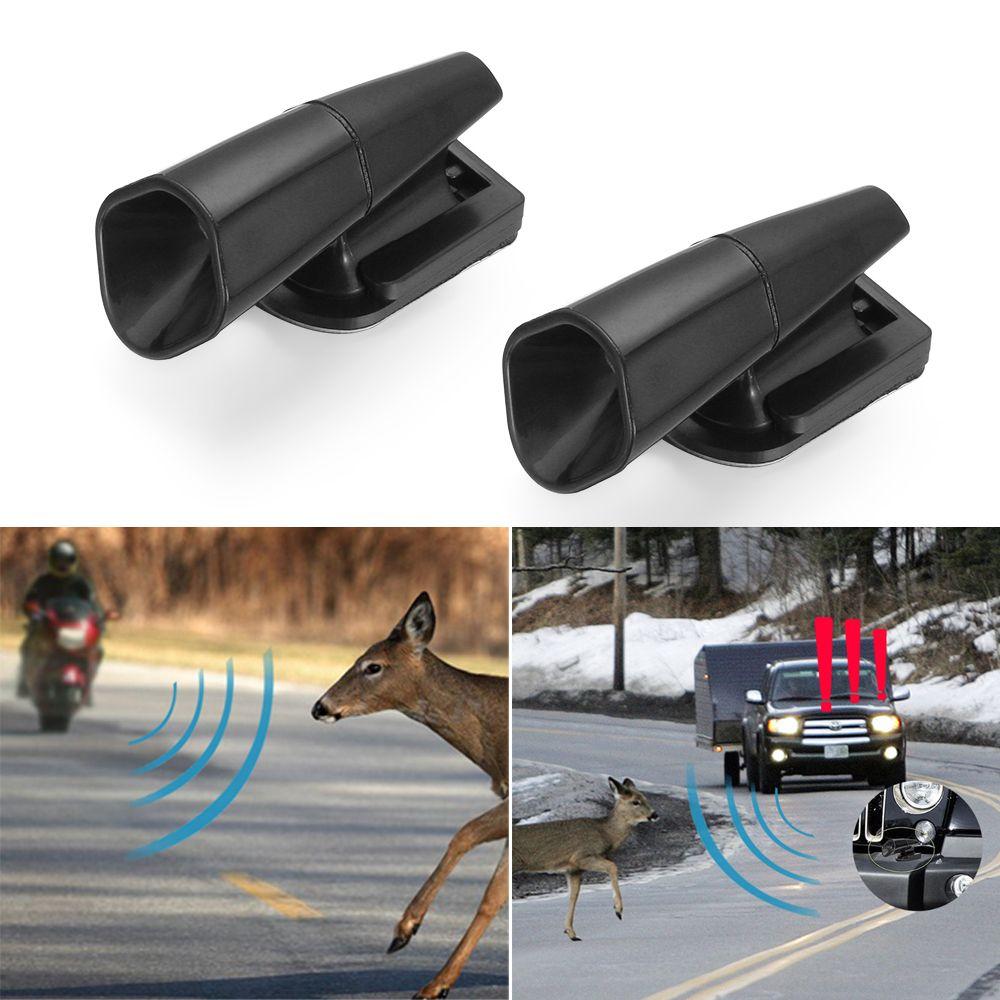 Kaufe 2Pcs Black Wildlife Tier Hirsch Auto Sicherheit Ultraschall Auto