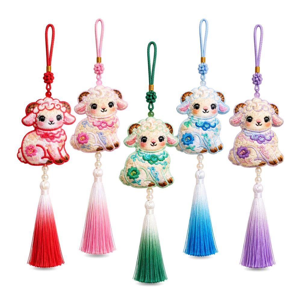Lamb Ornament Aroma Pouch Chinese Style Zodiac Sheep Charm Hanfu Accessory  Car Hanging