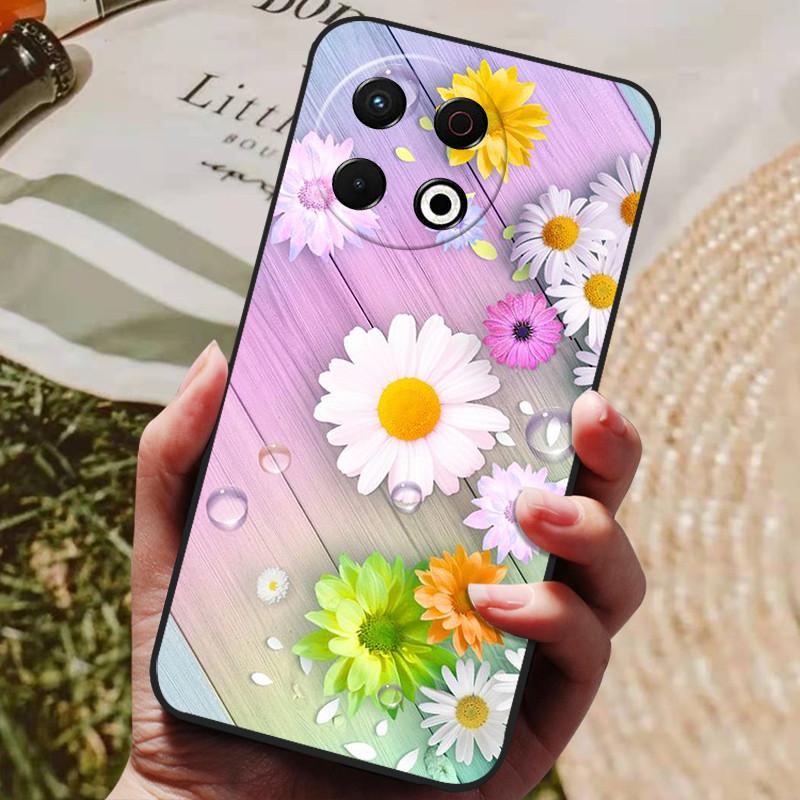 Für Tecno Spark 30 Pro KL7 Hülle Luxus Handy Silikon Rückseite für Tecno Spark 30Pro 4G Hüllen Schutz Stoßfest Schale Capas