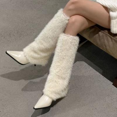 Mode Elegant Spitzschuh Damen High Heels Lange Stiefel Designer Klassische Wildlederschuhe 2025 Winter Neue Marke Pumps Bequeme Kniestiefel Mujer