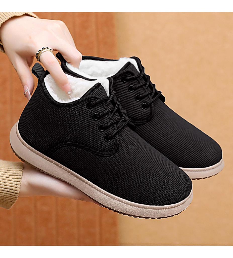 Women's Winter Warm Ankle Snow Boots - Soft Sole, Comfortable, Lightweight, Versatile Cotton.