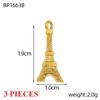3PCS/LOT CARLIDANA Gold Plated Enamel Charms, Sun Star Boots Halloween Pendants, Stainless Steel DIY Jewelry With Clasp