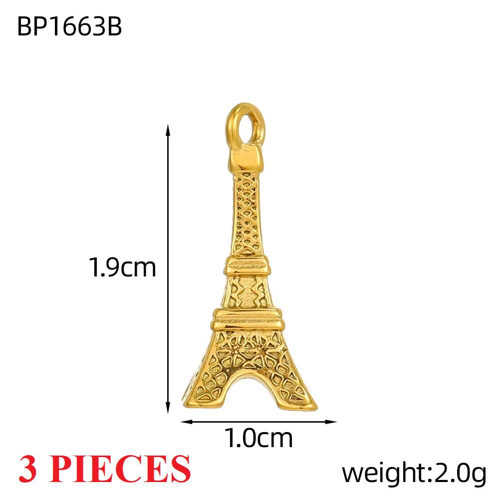 3PCS/LOT CARLIDANA Gold Plated Enamel Charms, Sun Star Boots Halloween Pendants, Stainless Steel DIY Jewelry With Clasp