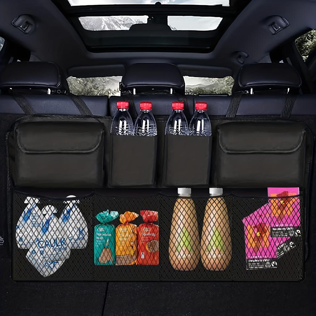 Car Seat Back Storage Hanging Bag SUV Car Waterproof Storage Storage Box Mesh Pocket Car Interior Supplies
