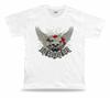 Devil Skeleton Skull Roses Modern Stylish T Shirt Tee Design Birthday Apparel
