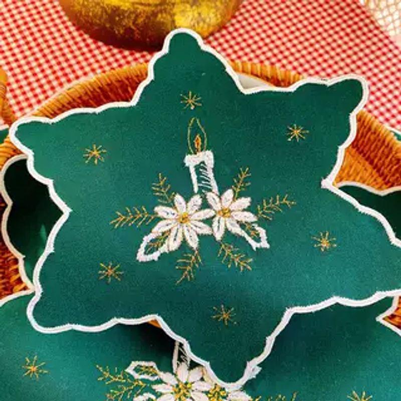 

Церемониальный стиль Американский кантри Полиэстер Хлопок Ткань Вышивка Подставка под чашку кофе Подставка под чашку чая Подставка под миску Подставка под стол Изоляционная подставка Европейский пасторальный 29cm stars Watch the size, dear friends