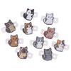 1/6Pcs Cute Cartoon Various Cat Tennis Racket Damper Silicone Shock Absorber To Reduce Tenis Racquet Vibration Dampeners