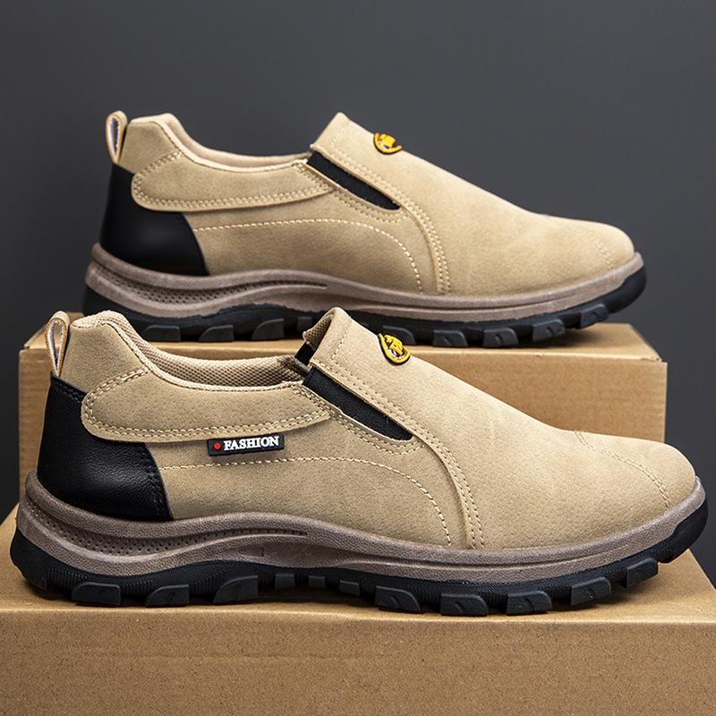 Men's shoes large size hiking shoes casual shoes non-slip walking casual men's sports shoes pedal soft-soled dad shoes