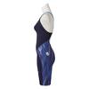 Mizuno Swim Competitive Swimsuit Girls GXSONIC V MR Half Suit [FINA Approved] N2MG0202 20 Aurora Blue 130