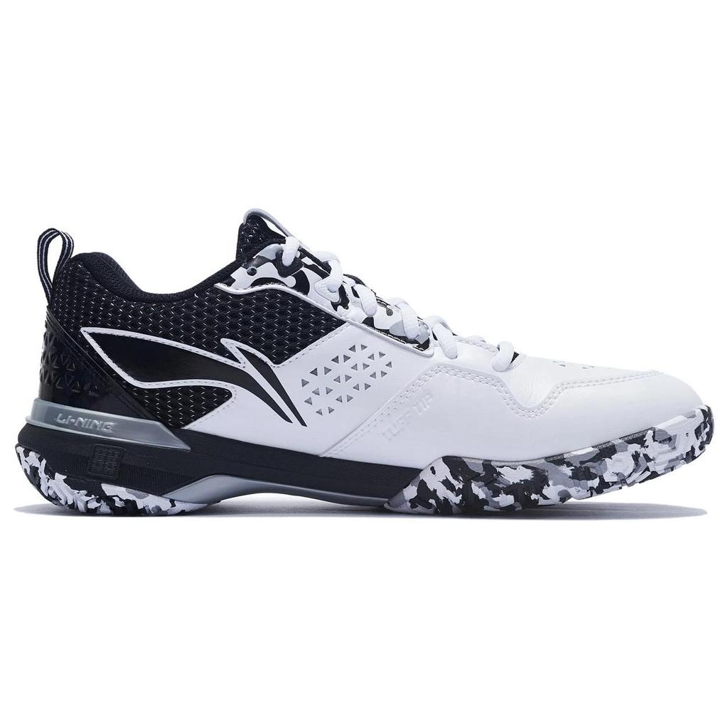 Li Ning Blade Pro Non-Slip Wear-Resistant Low-Top Badminton Shoes Unisex Shoes White Black AYAT005-3