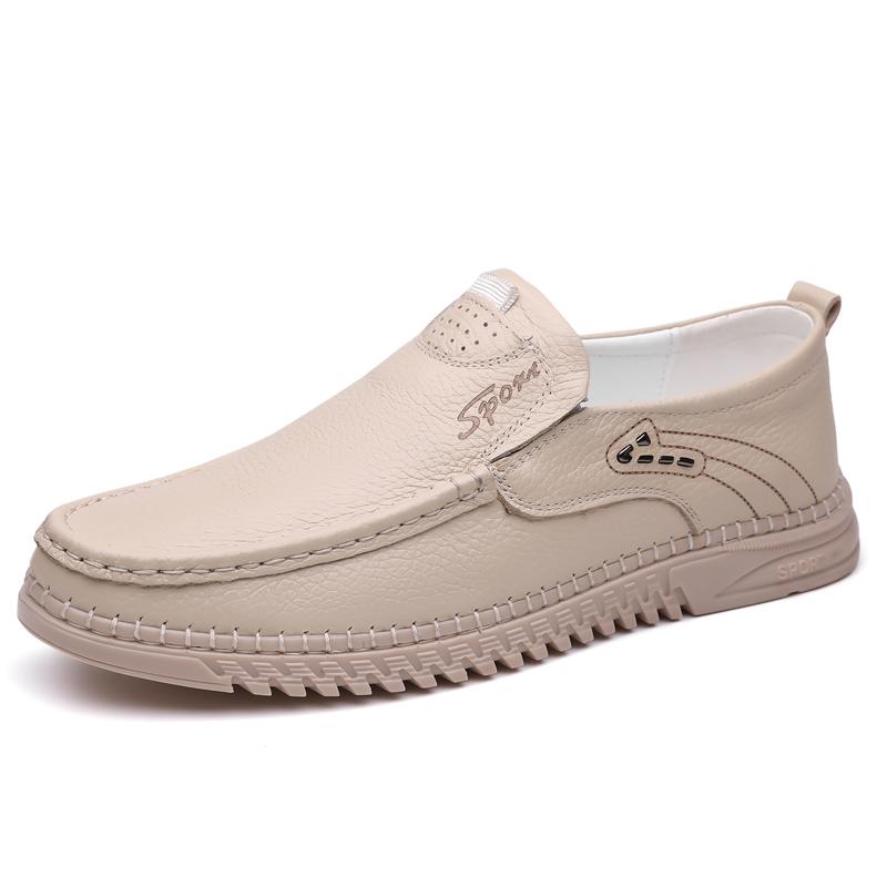 Fashion Handmade Casual Formal Loafers Genuine Leather Men Slip On Shoes Luxury Brand Walking Shoes Moccasins Business Man Driving Shoes