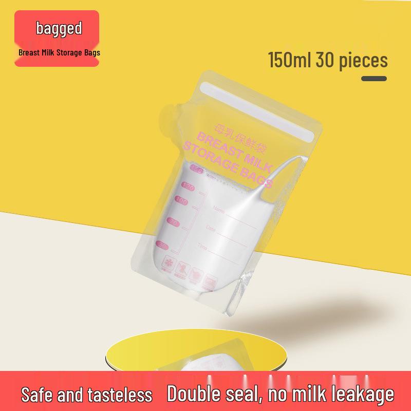 Tazelik İçin Kompakt Tek Kullanımlık Anne Sütü Saklama Poşetleri