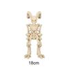 3D Printed Dancing Skeleton Aquarium Bubbler Movable Skeleton Fish Tank Bubbler  Fish Landscaping
