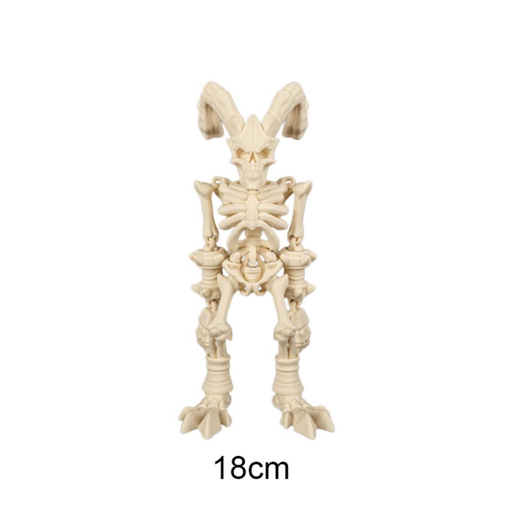 3D Printed Dancing Skeleton Aquarium Bubbler Movable Skeleton Fish Tank Bubbler Fish Landscaping